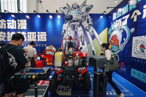 浙江消防卡通展位閃耀第十九屆中國國際動漫節，安全知識“破圈”新嘗試